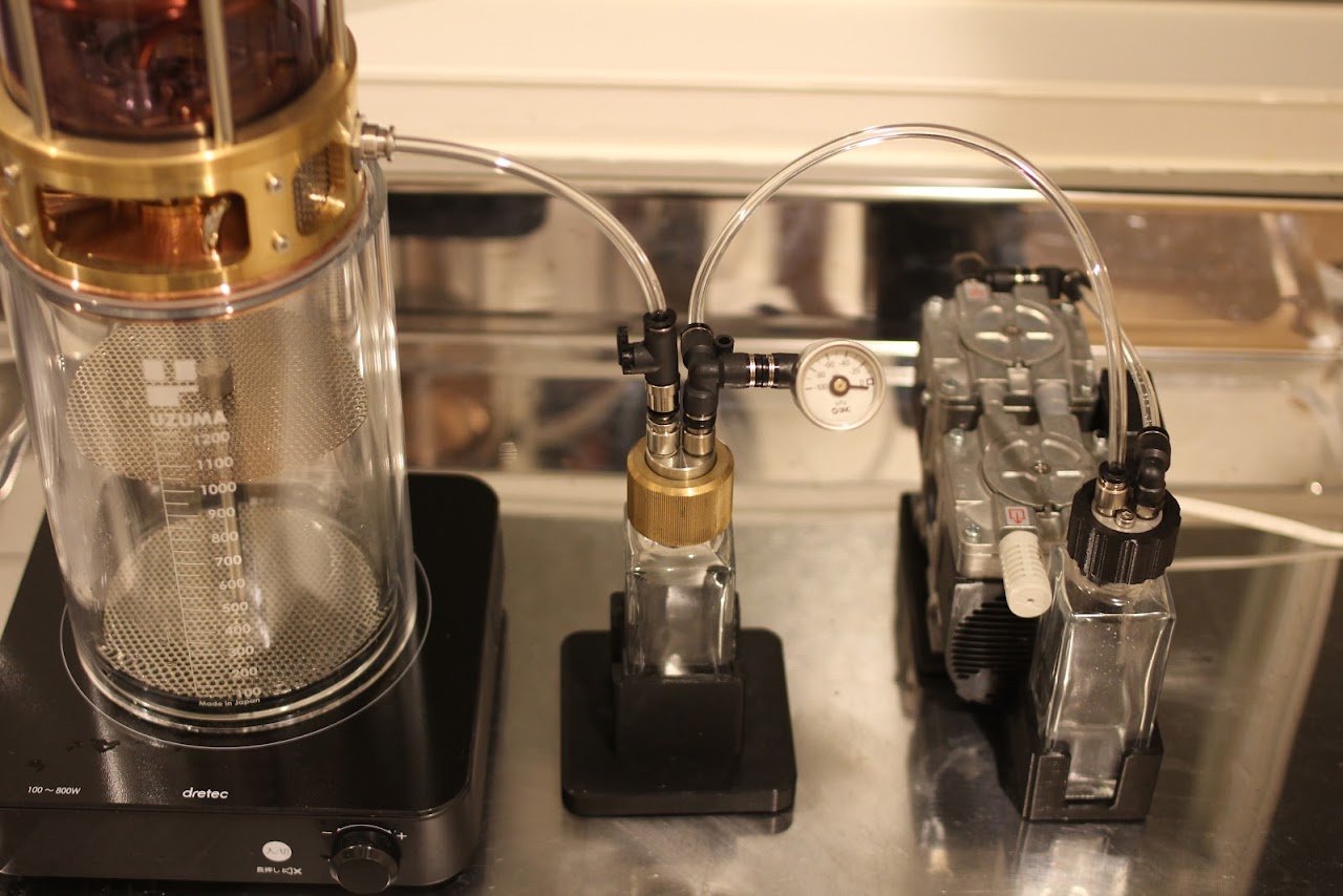 [Scheduled to ship in Aug] Pre-order sales:[UZUMA HEAVY INDUSTRIES]Tabletop Vacuum Distillator / 220V Transformer